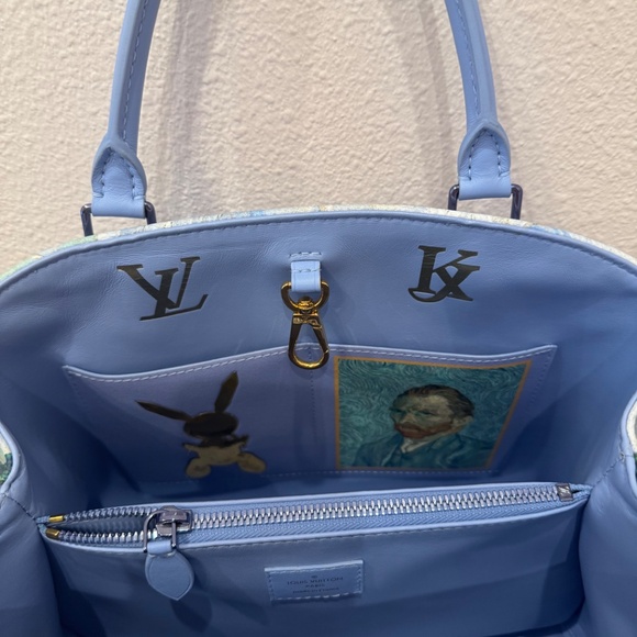 Louis Vuitton Montaigne Masters Collection Jeff Koons Van Gogh Handbag - Picture 5 of 11